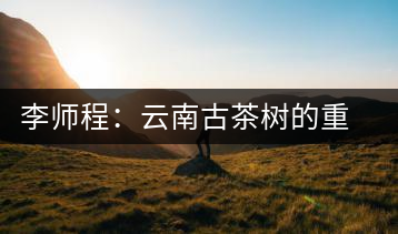 李師程:云南古茶樹的重要性與文化價(jià)值