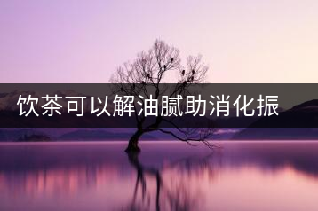 飲茶可以解油膩助消化振神情