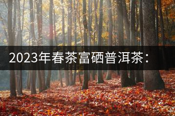 2023年春茶富硒普洱茶：1.富硒有機(jī)手工生普，市場(chǎng)指導(dǎo)價(jià)800元／公斤；2.富硒有機(jī)一級(jí)紅茶，市場(chǎng)指導(dǎo)價(jià)800元／公斤；3.富硒有機(jī)熟普餅，市場(chǎng)指導(dǎo)價(jià)1000元／公斤；4.富硒有機(jī)月光白茶，市場(chǎng)指導(dǎo)價(jià)800元／公斤。