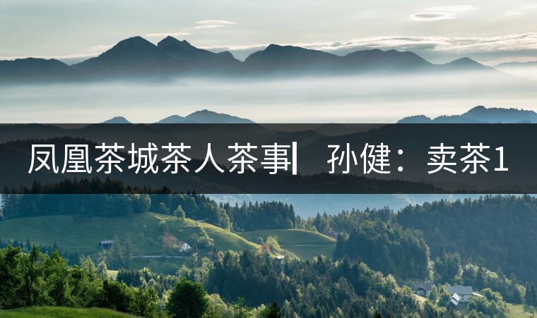 鳳凰茶城茶人茶事▏孫健：賣(mài)茶15年，對(duì)普洱茶還猶如初見(jiàn)