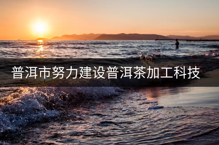 普洱市努力建設普洱茶加工科技園 普洱市努力建設普洱茶加工科技園