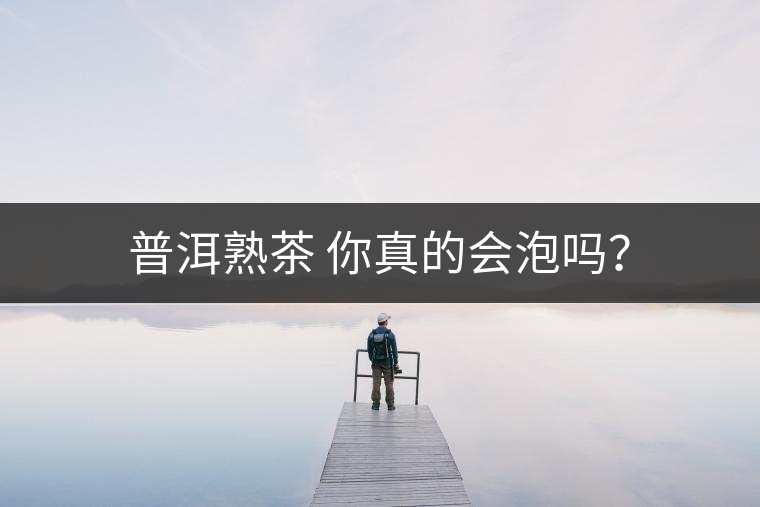 普洱熟茶 你真的會(huì)泡嗎？
