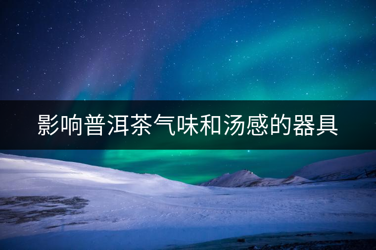 影響普洱茶氣味和湯感的器具