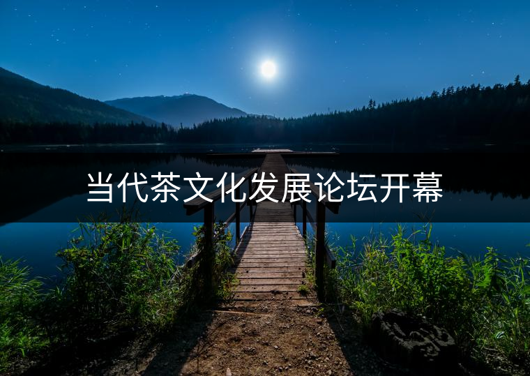 當代茶文化發(fā)展論壇開幕 當代茶文化發(fā)展論壇開幕