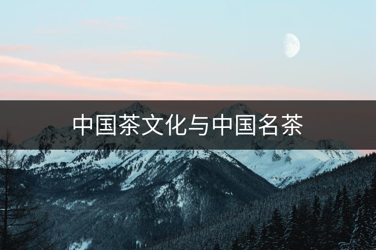 中國茶文化與中國名茶 中國茶文化與中國名茶