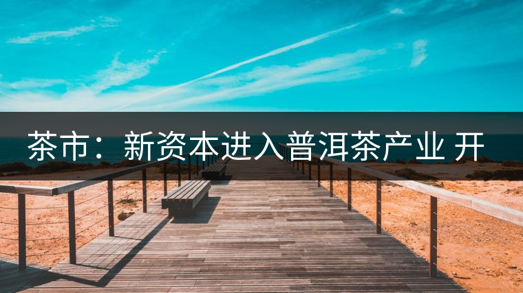 茶市:新資本進入普洱茶產(chǎn)業(yè) 開拓大眾消費市場是出路 茶市:新資本進入普洱茶產(chǎn)業(yè) 開拓大眾消費市場是出路