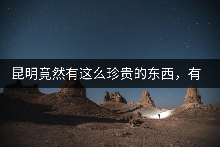 昆明竟然有這么珍貴的東西，有錢(qián)都不一定能買(mǎi)到