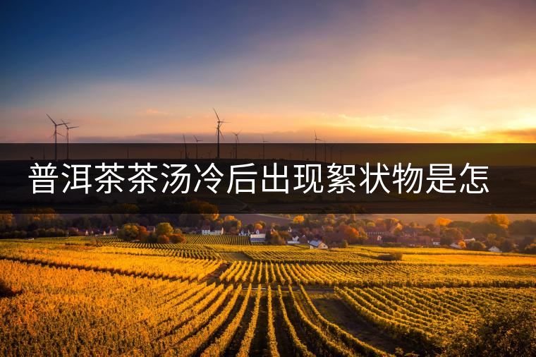 普洱茶茶湯冷后出現(xiàn)絮狀物是怎么回事？