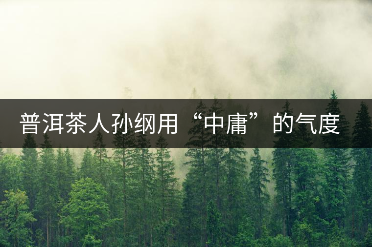 普洱茶人孫綱用“中庸”的氣度來(lái)愛(ài)茶 普洱茶人孫綱用“中庸”的氣度來(lái)愛(ài)茶