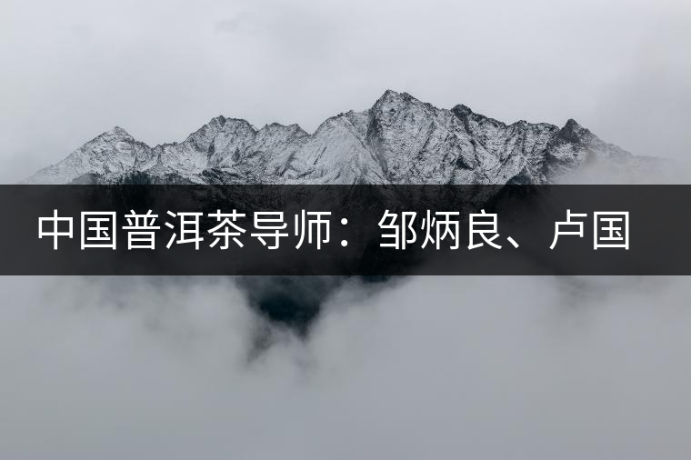 中國(guó)普洱茶導(dǎo)師：鄒炳良、盧國(guó)齡