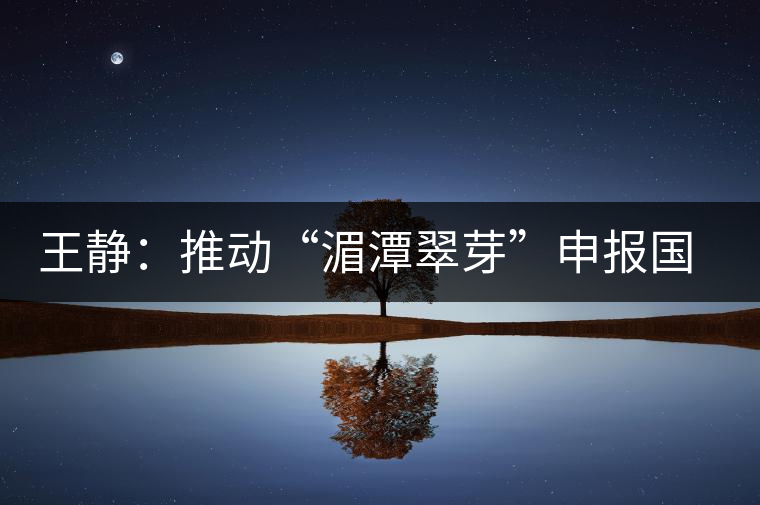 王靜：推動(dòng)“湄潭翠芽”申報(bào)國家非遺