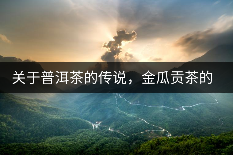 關于普洱茶的傳說，金瓜貢茶的來由