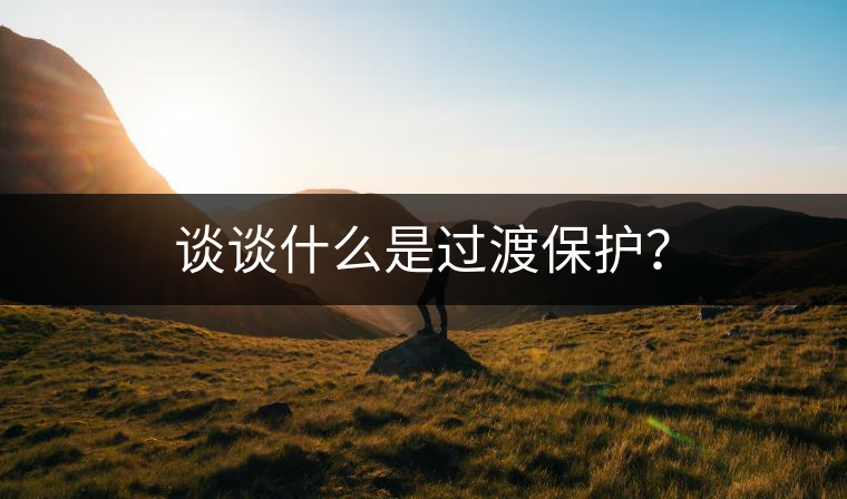 談?wù)勈裁词沁^(guò)渡保護(hù)？