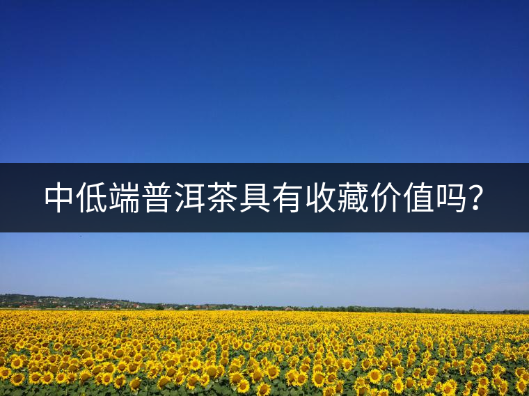 中低端普洱茶具有收藏價(jià)值嗎？