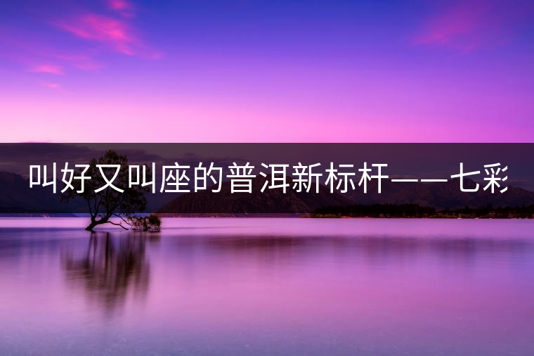 叫好又叫座的普洱新標桿——七彩1889賞析