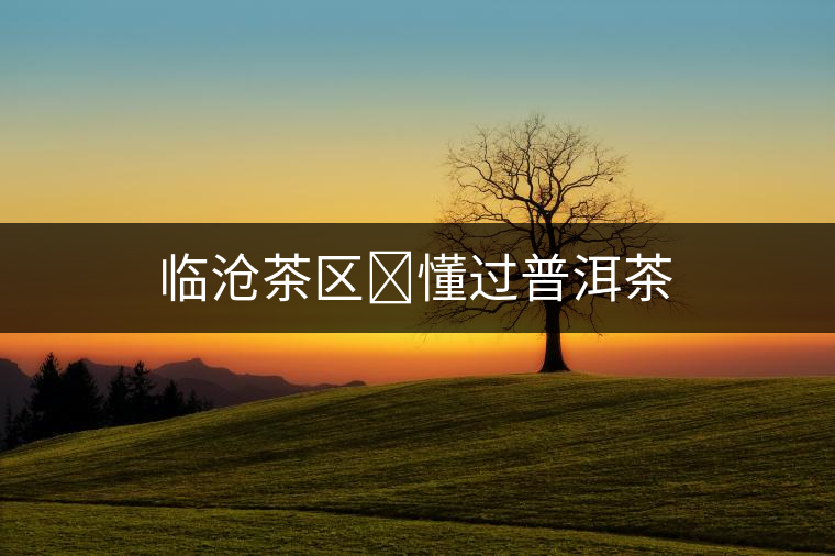 臨滄茶區(qū)?懂過(guò)普洱茶 臨滄茶區(qū)?懂過(guò)普洱茶