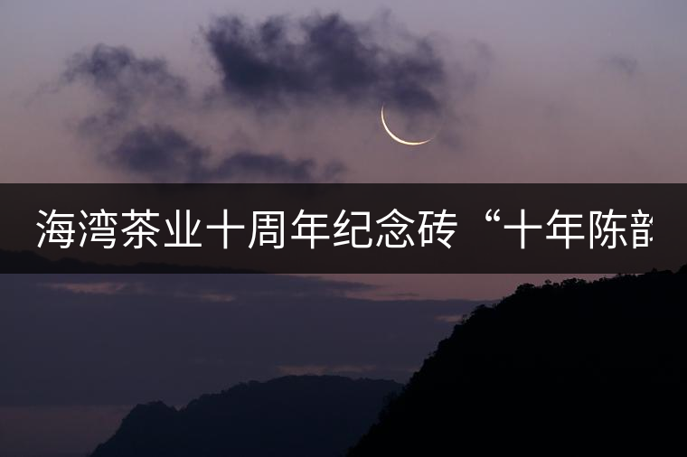 海灣茶業(yè)十周年紀念磚“十年陳韻”品鑒！