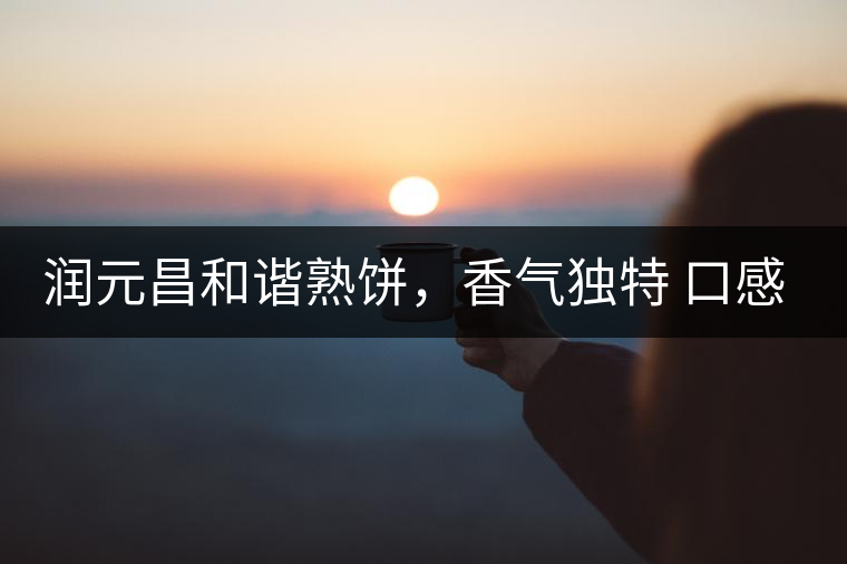 潤元昌和諧熟餅，香氣獨特 口感厚實