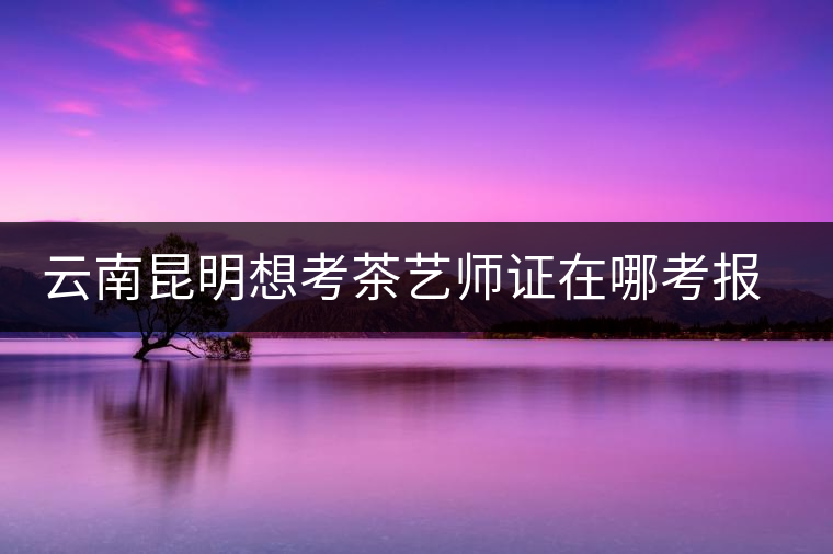 云南昆明想考茶藝師證在哪考報(bào)名及考試時(shí)間，哪個(gè)學(xué)校好？