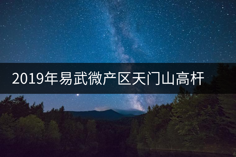 2019年易武微產(chǎn)區(qū)天門(mén)山高桿古樹(shù)茶品鑒筆記 2019年易武微產(chǎn)區(qū)天門(mén)山高桿古樹(shù)茶品鑒筆記