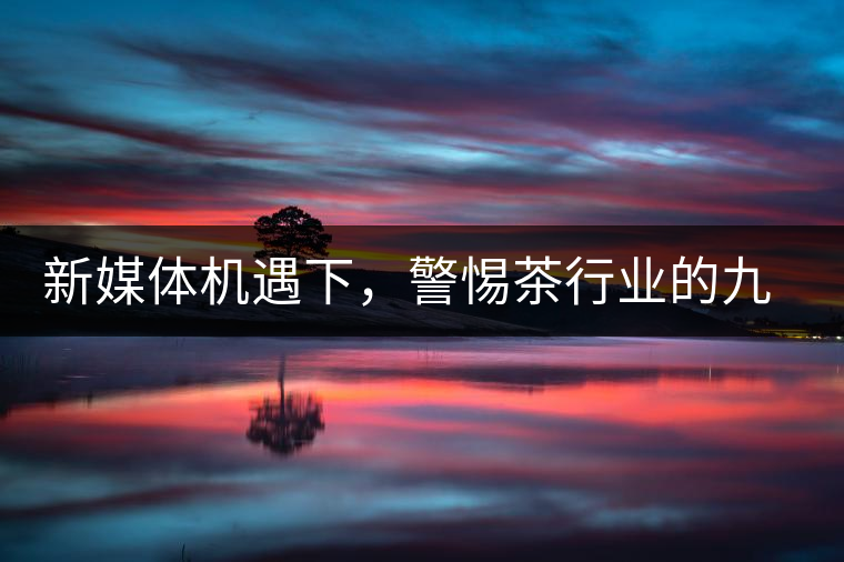 新媒體機(jī)遇下，警惕茶行業(yè)的九大危機(jī)