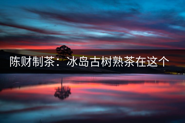 陳財(cái)制茶：冰島古樹(shù)熟茶在這個(gè)世界真的存在嗎？