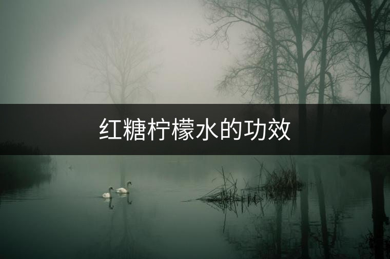 紅糖檸檬水的功效 紅糖檸檬水的功效