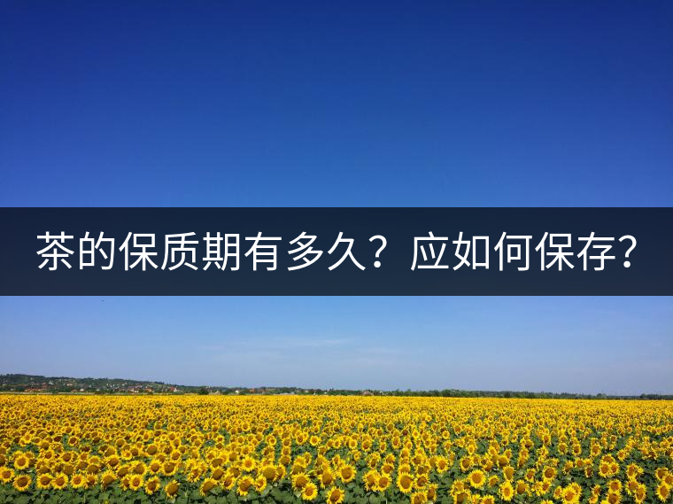 茶的保質(zhì)期有多久？應(yīng)如何保存？