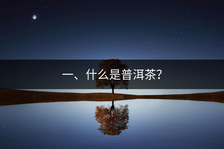 一、什么是普洱茶？