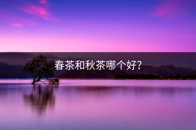 春茶和秋茶哪個好？