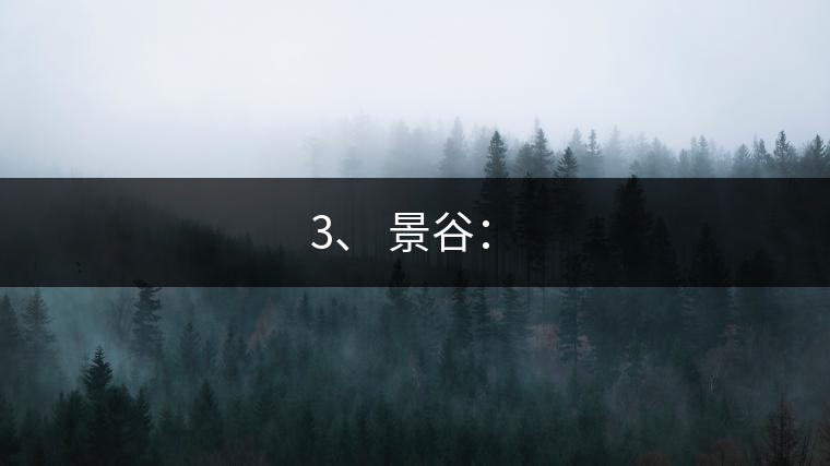 3、 景谷：?